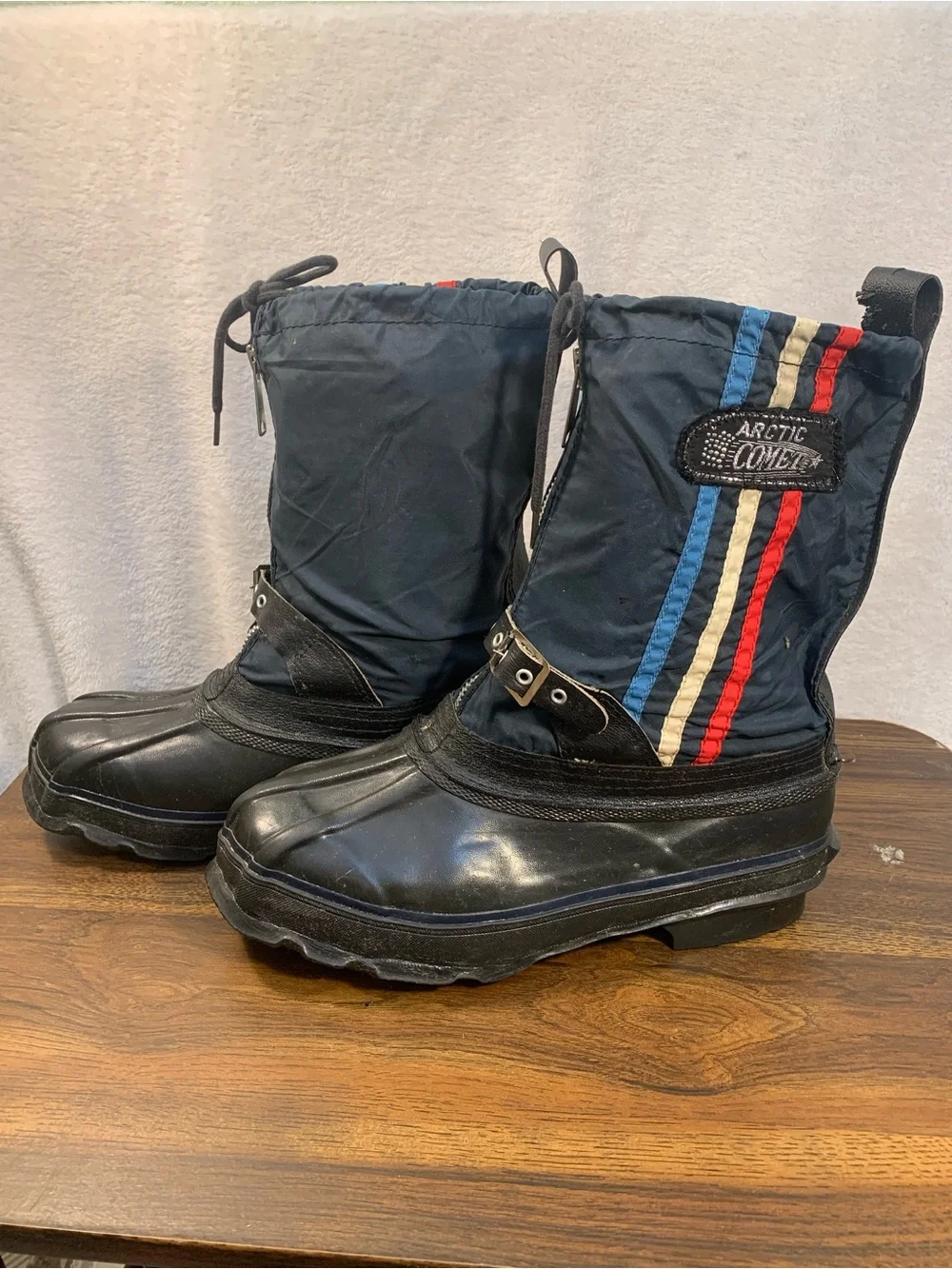 Vintage Artic Comet Steel Shank Men's Insulated Mid-Calf Snow Boots US Size 10